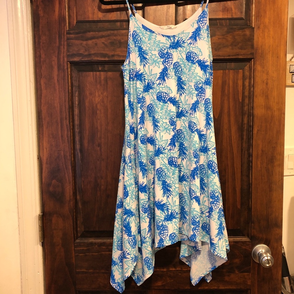 Cute mini pineapple dress with pockets